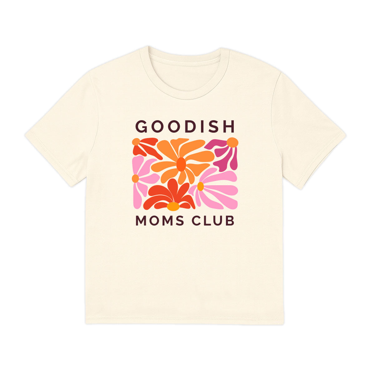 The Goodish Moms Club Floral Tee