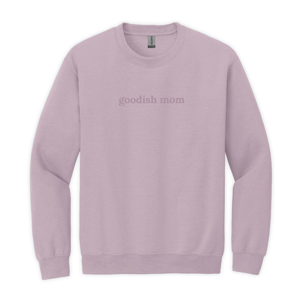 The Goodish Moms Club Embroidered Sweater
