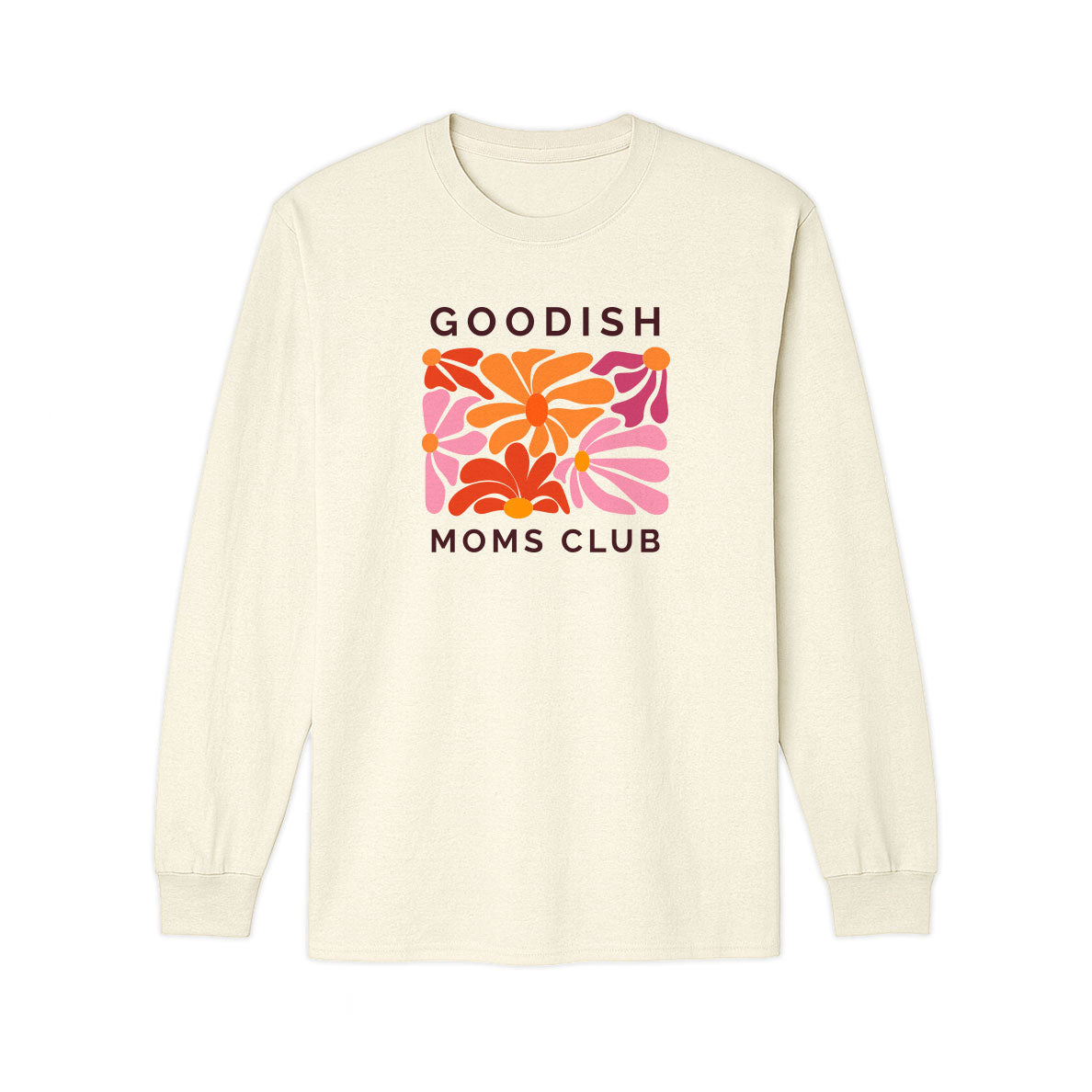 The Goodish Moms Club Floral Long Sleeve Tee